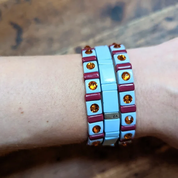Roxanne Assoulin Enamel Bracelet (set of 3) $210 - Picture 3 of 7